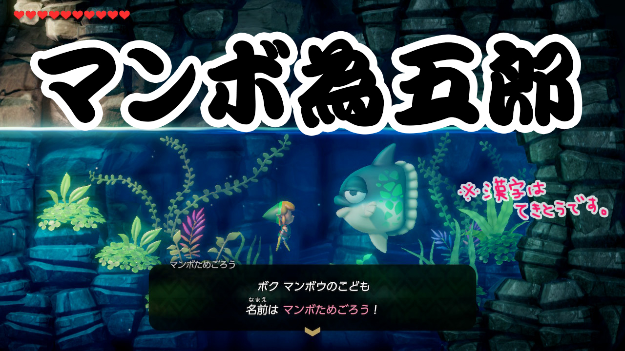 ゼルダの伝説夢をみる島ネタバレありプレイ日記4_マンボためごろう