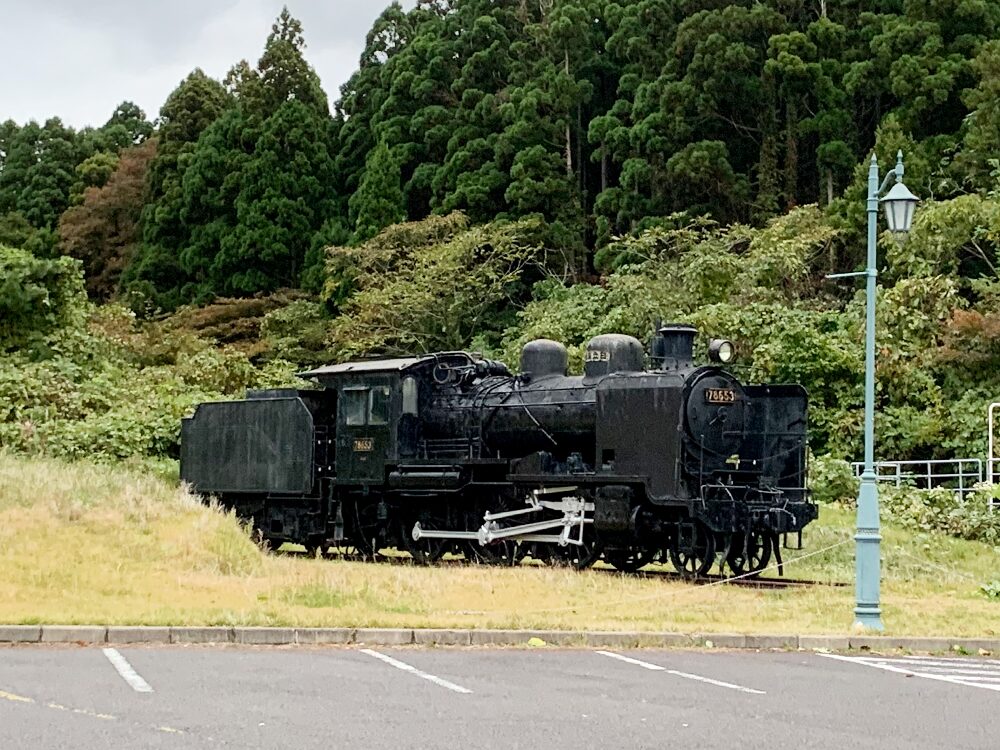 ウェスパ椿山の蒸気機関車